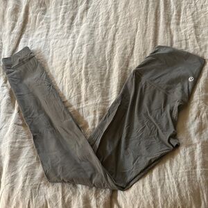 lululemon athletica Align Ribbed 28” Hunter Green Leggings